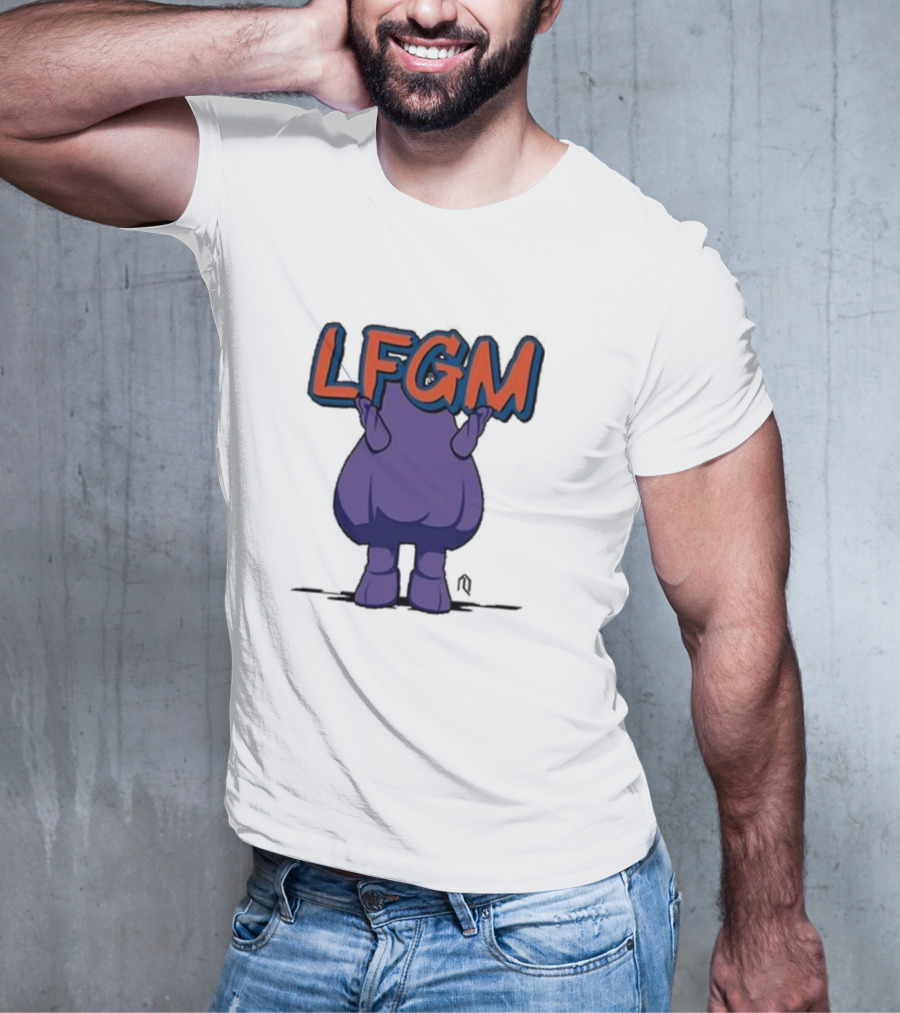 Athlete Logos LFGM Grimace Character T-Shirt