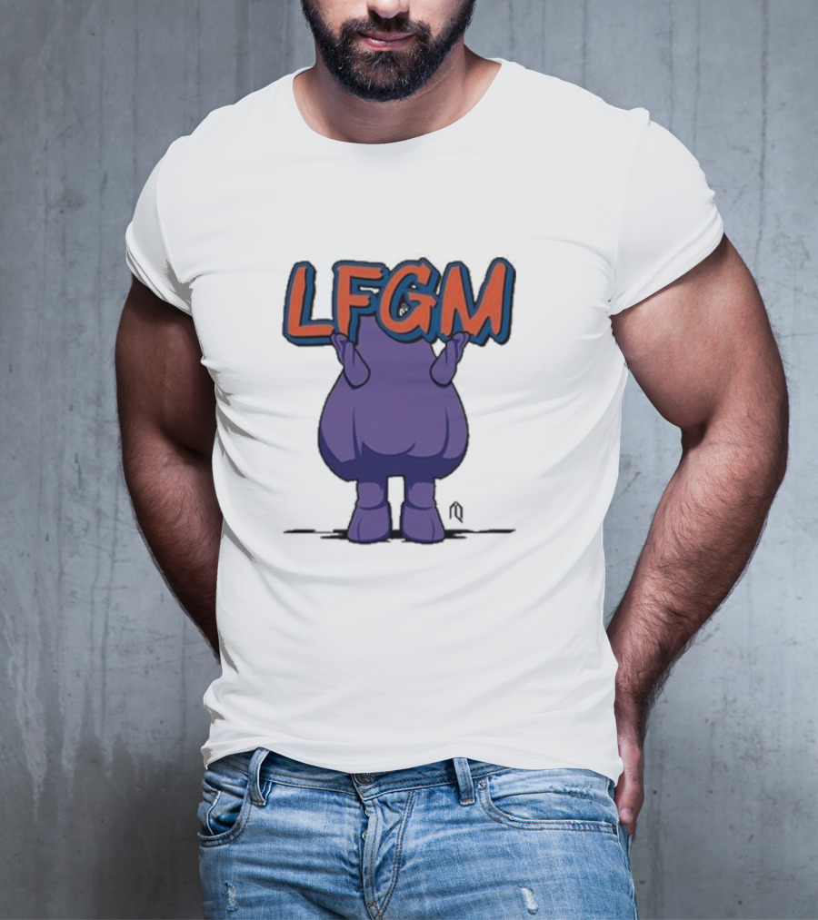 Athlete Logos LFGM Grimace Character T-Shirt