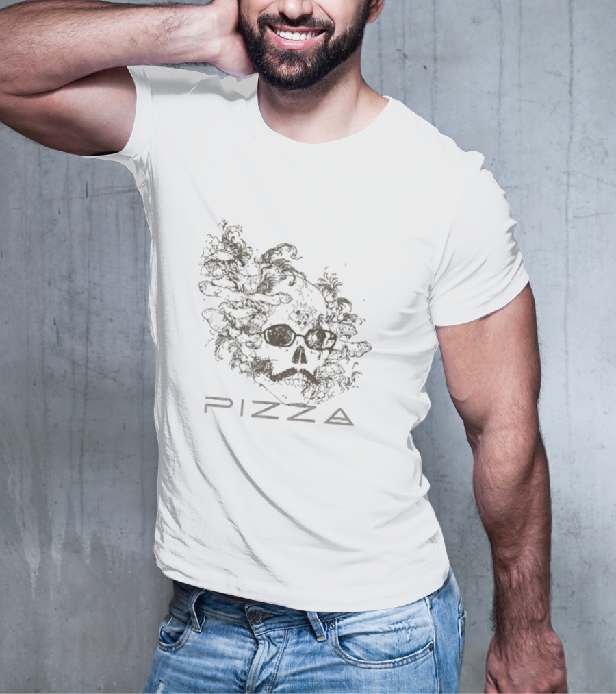 Pizzamas La Pizza Mort Skull T-Shirt