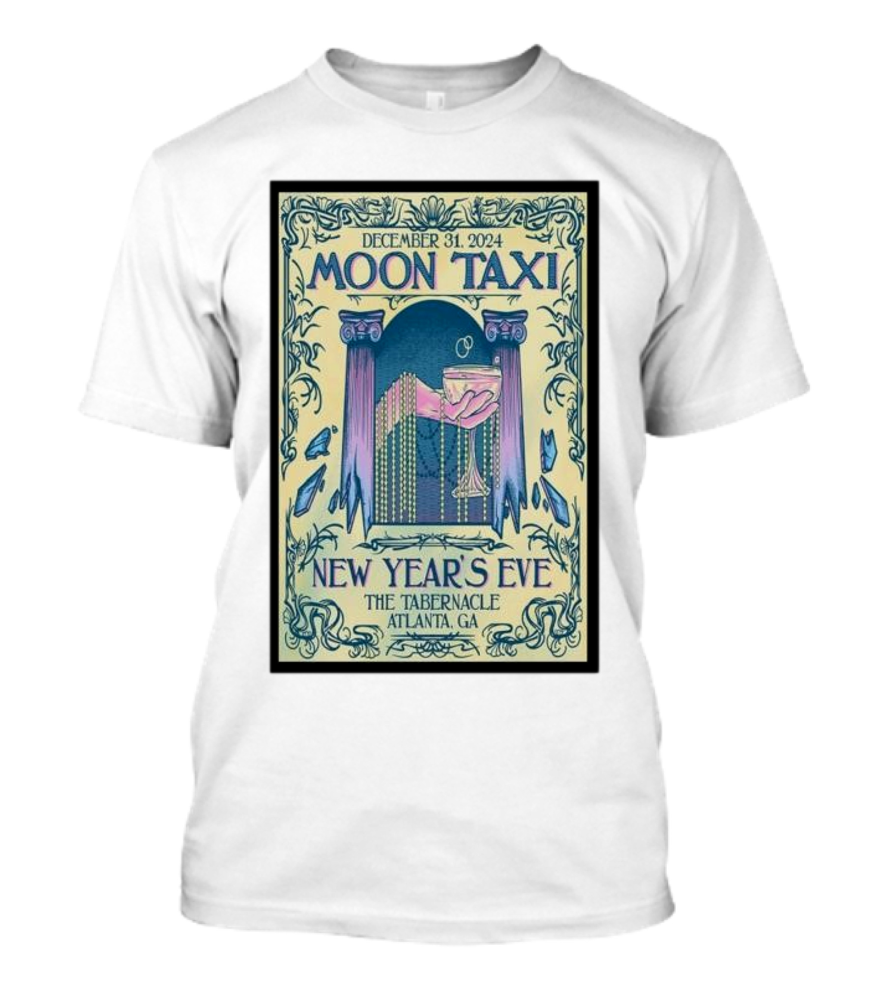 Moon Taxi New Year's Eve The Tabernacle Atlanta GA December 31 T-Shirt