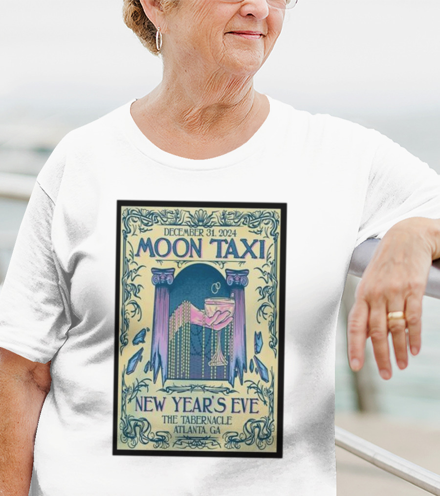 Moon Taxi New Year's Eve The Tabernacle Atlanta GA December 31 T-Shirt