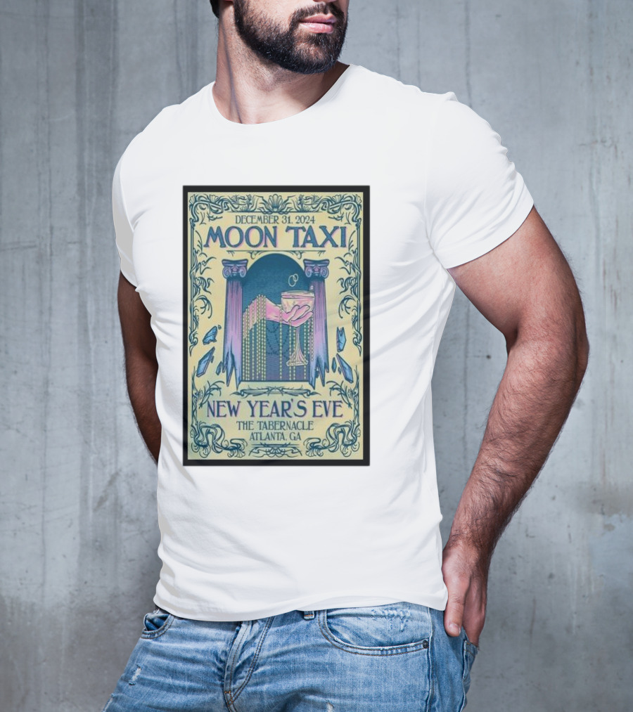 Moon Taxi New Year's Eve The Tabernacle Atlanta GA December 31 T-Shirt