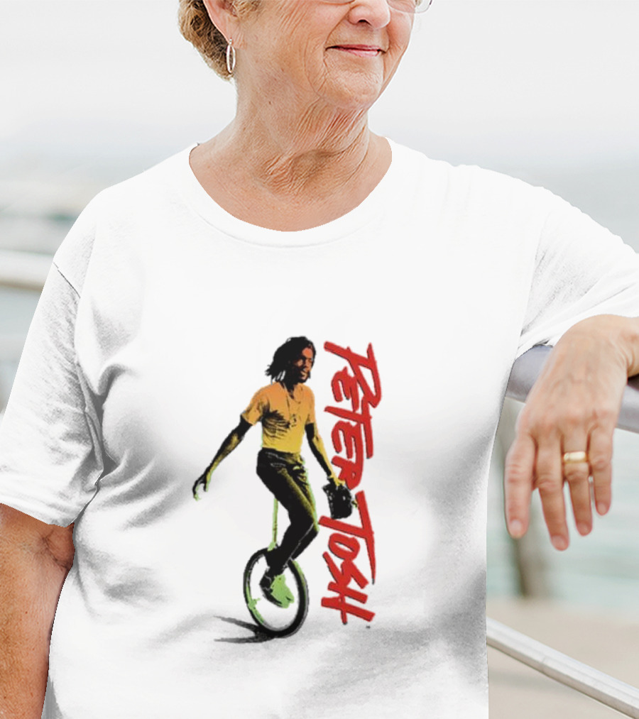 Peter Tosh Unicycle Ride Musician T-Shirt