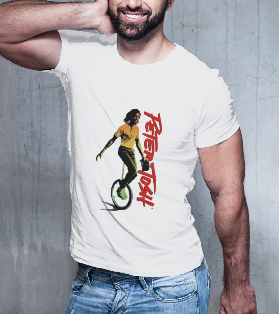 Peter Tosh Unicycle Ride Musician T-Shirt