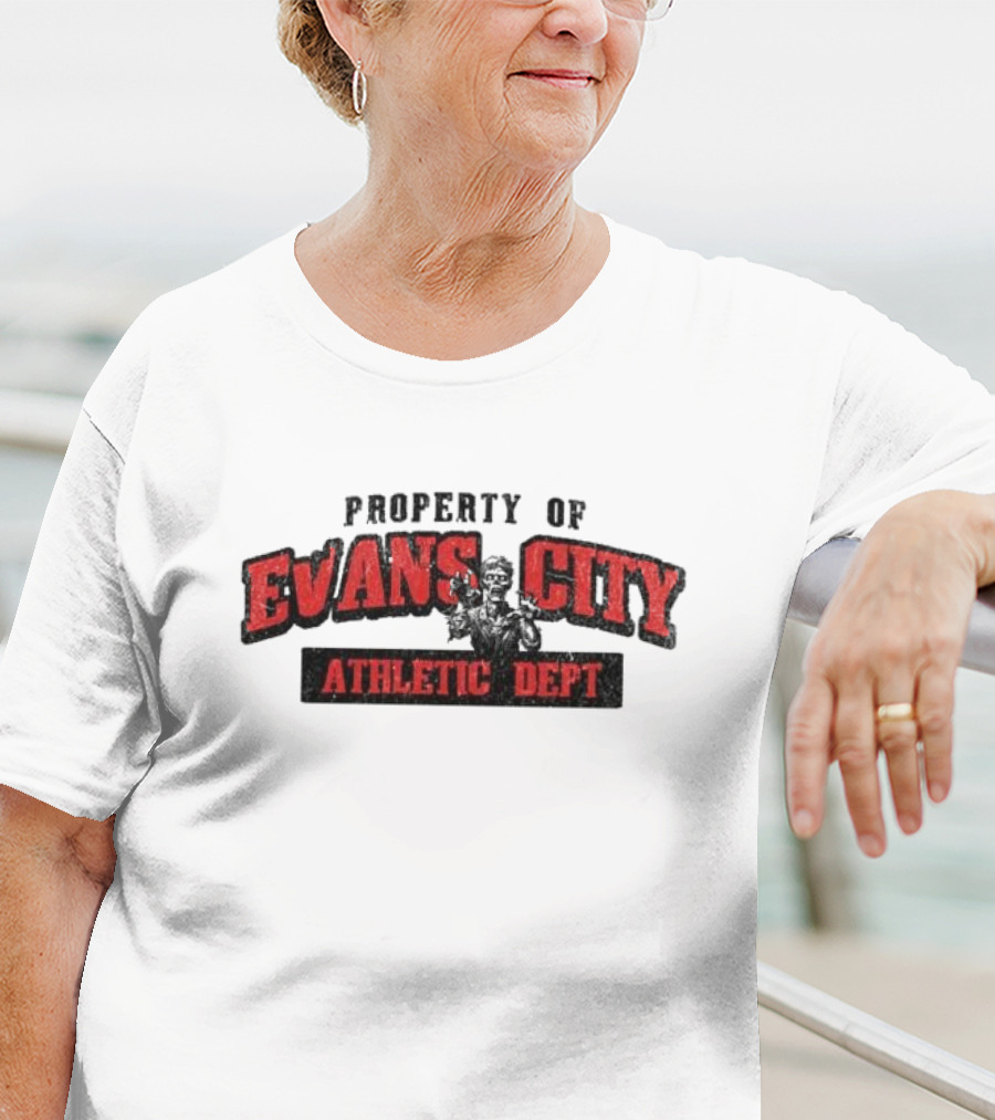 Property Of Evans City Athletic Dept Zombie T-Shirt