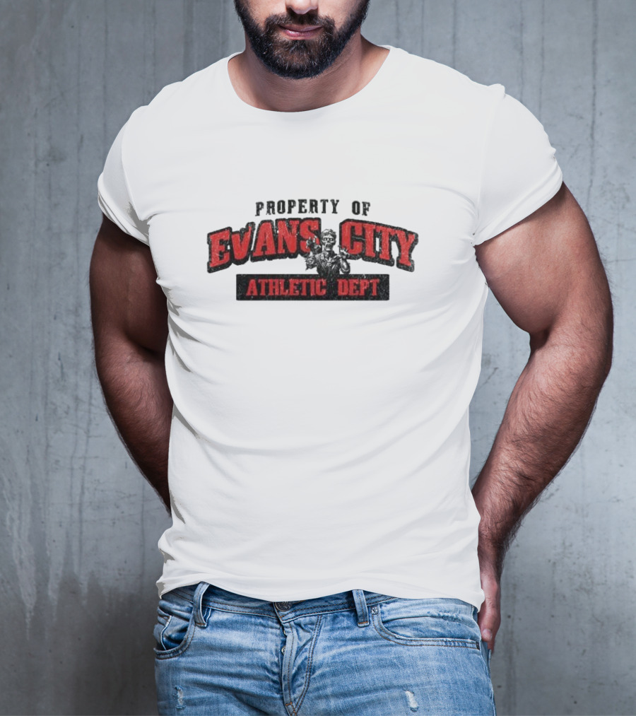 Property Of Evans City Athletic Dept Zombie T-Shirt