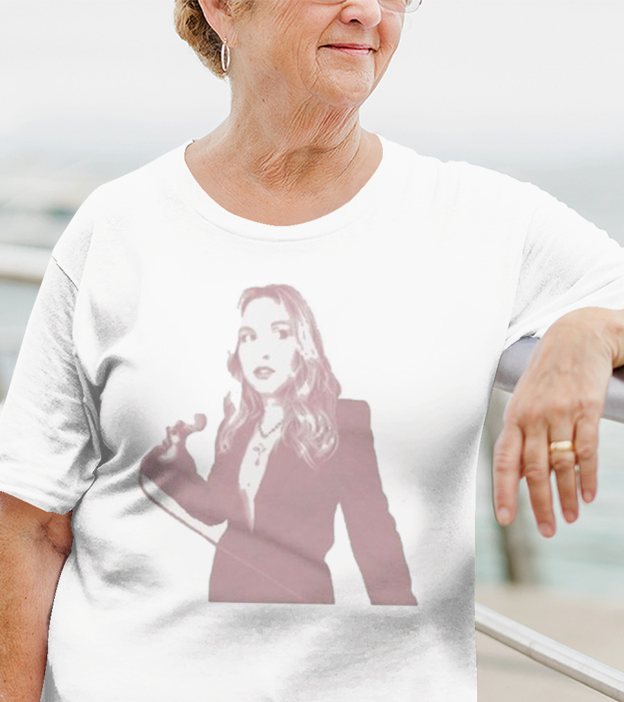 Taylor Tomlinson Pink Toned Image With Microphone T-Shirt