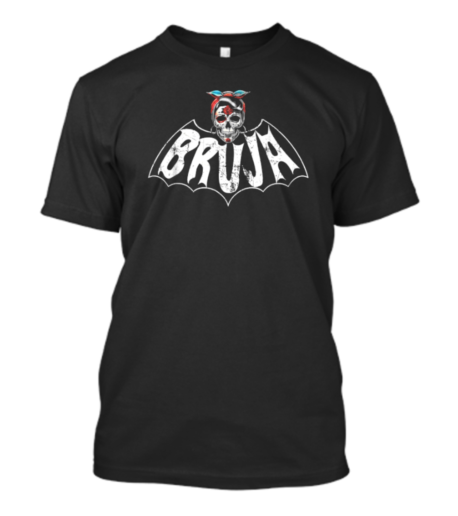 Bruja Skull Bandana Vintage Bat T-Shirt