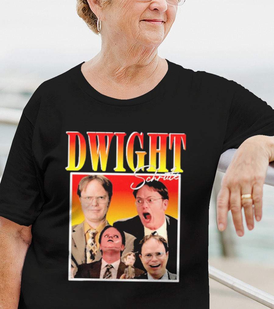 DWIGHT Schrute Michael Scott Iconic Moments Collage T-Shirt