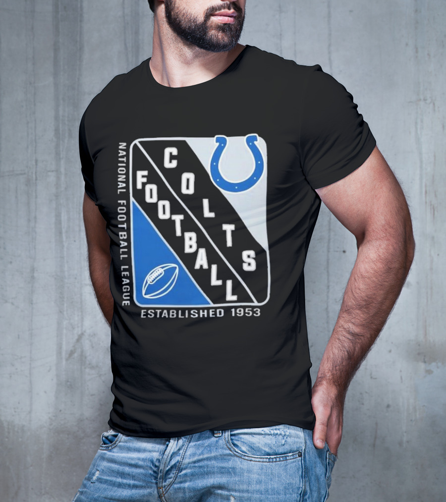 NATIONAL FOOTBALL LEAGUE COLTS FOOTBALL ESTABLISHED 1953 T-Shirt