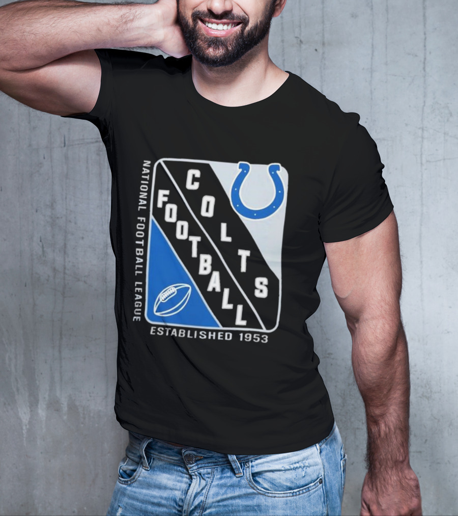 NATIONAL FOOTBALL LEAGUE COLTS FOOTBALL ESTABLISHED 1953 T-Shirt
