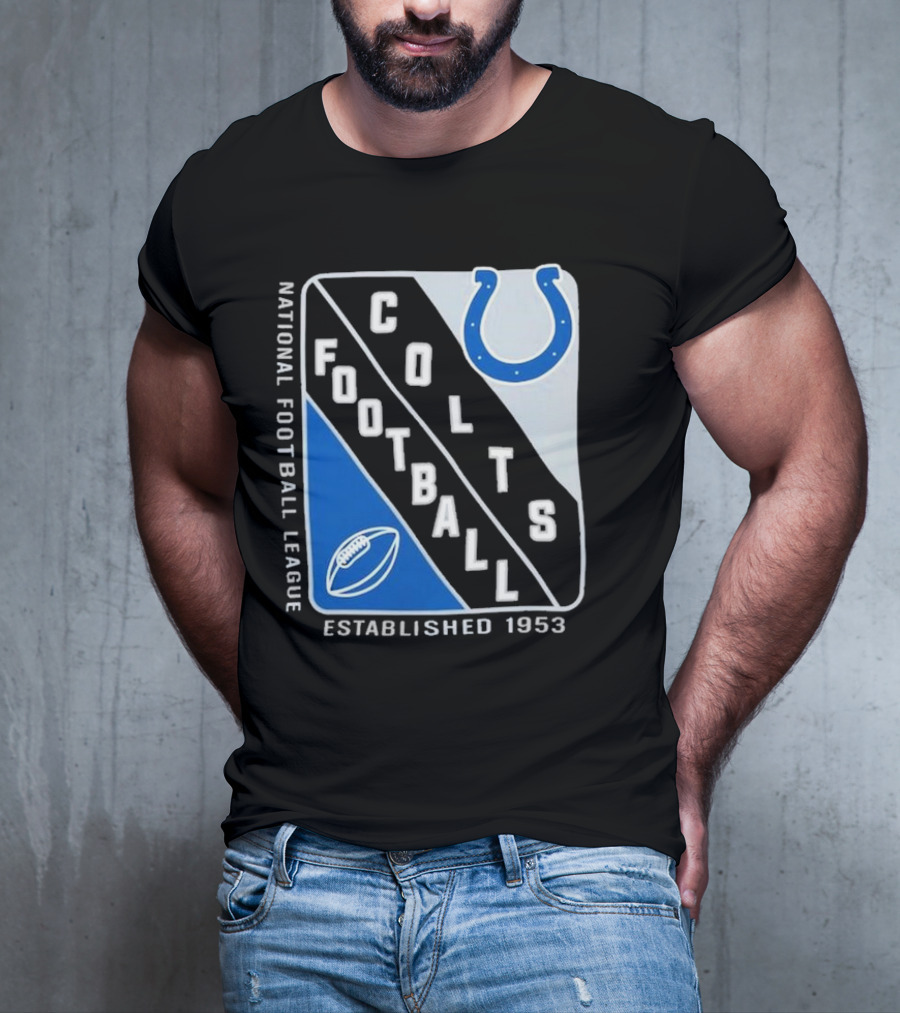 NATIONAL FOOTBALL LEAGUE COLTS FOOTBALL ESTABLISHED 1953 T-Shirt