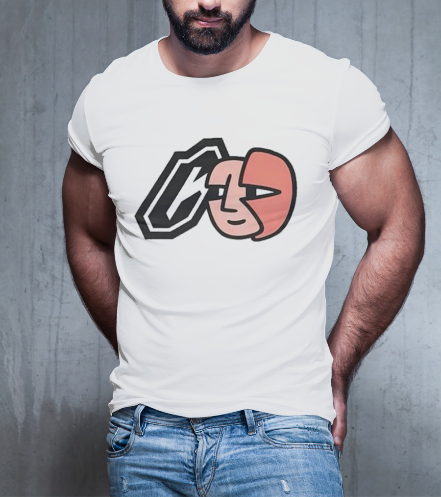 Collective Bikes X Lorem Iconic Face And Abstract Shape T-Shirt