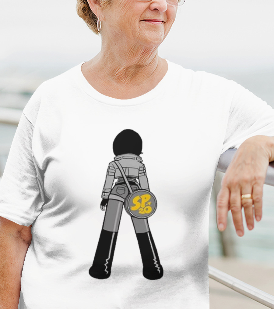 SP20 Ramona Black And Gray Character With Bag T-Shirt