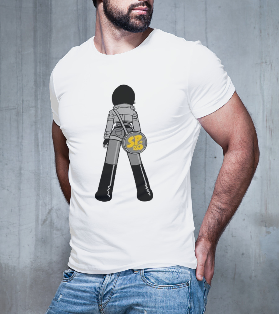 SP20 Ramona Black And Gray Character With Bag T-Shirt