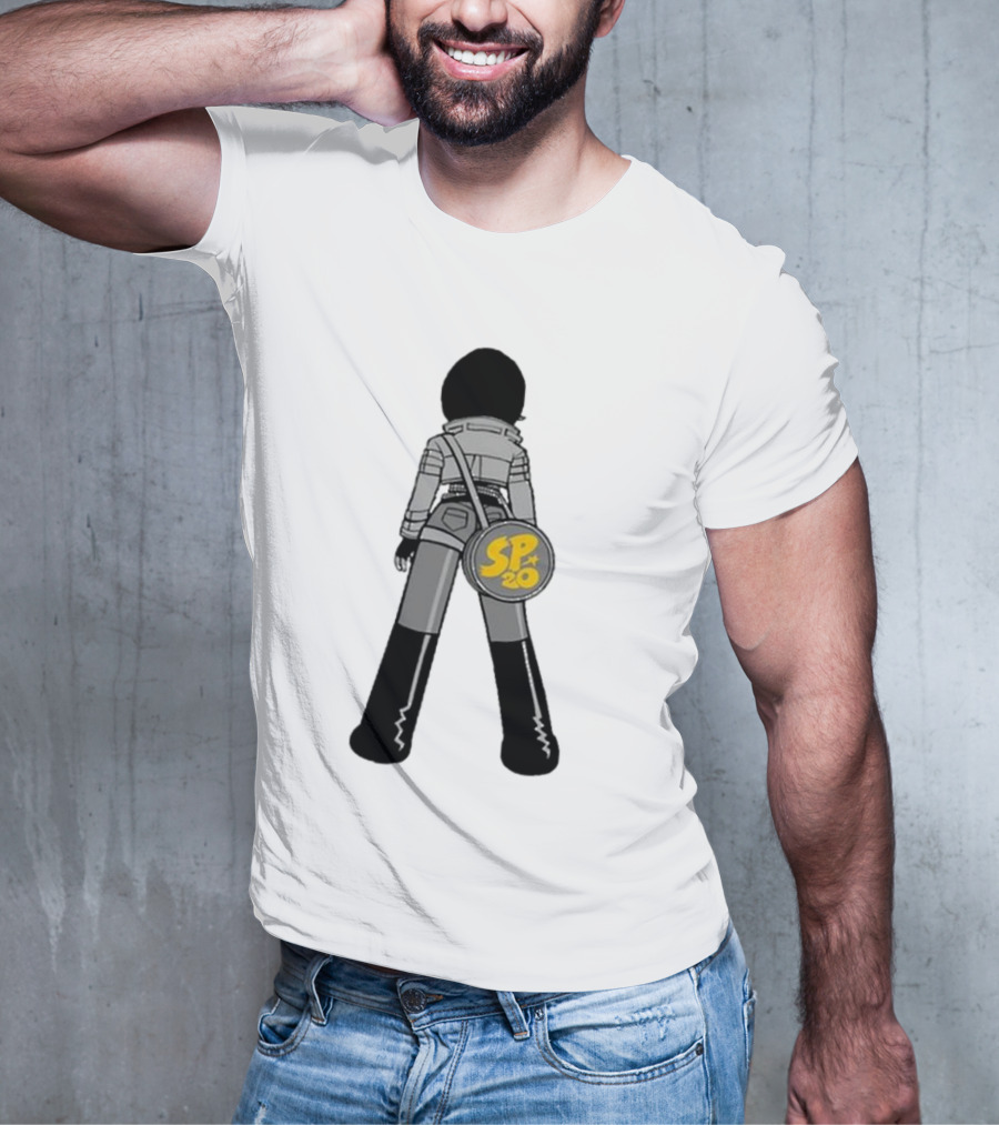 SP20 Ramona Black And Gray Character With Bag T-Shirt