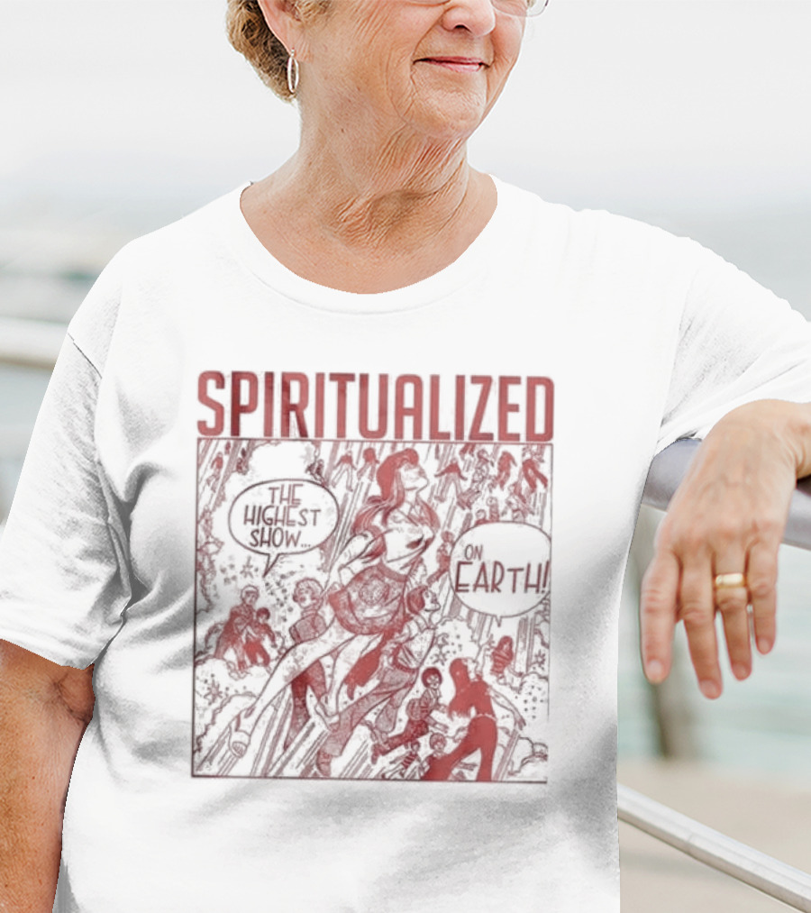 Spiritualized The Highest Show On Earth Retro Comic T-Shirt