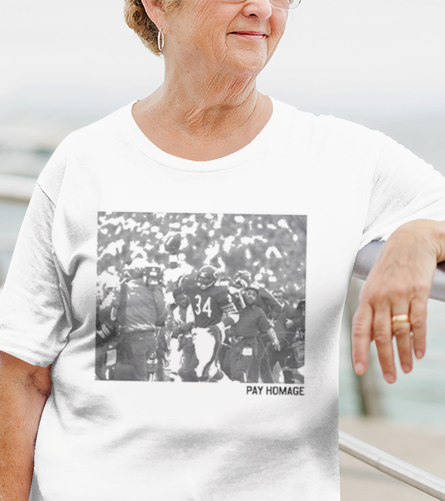Walter Payton Pay Homage 34 Football Legend T-Shirt