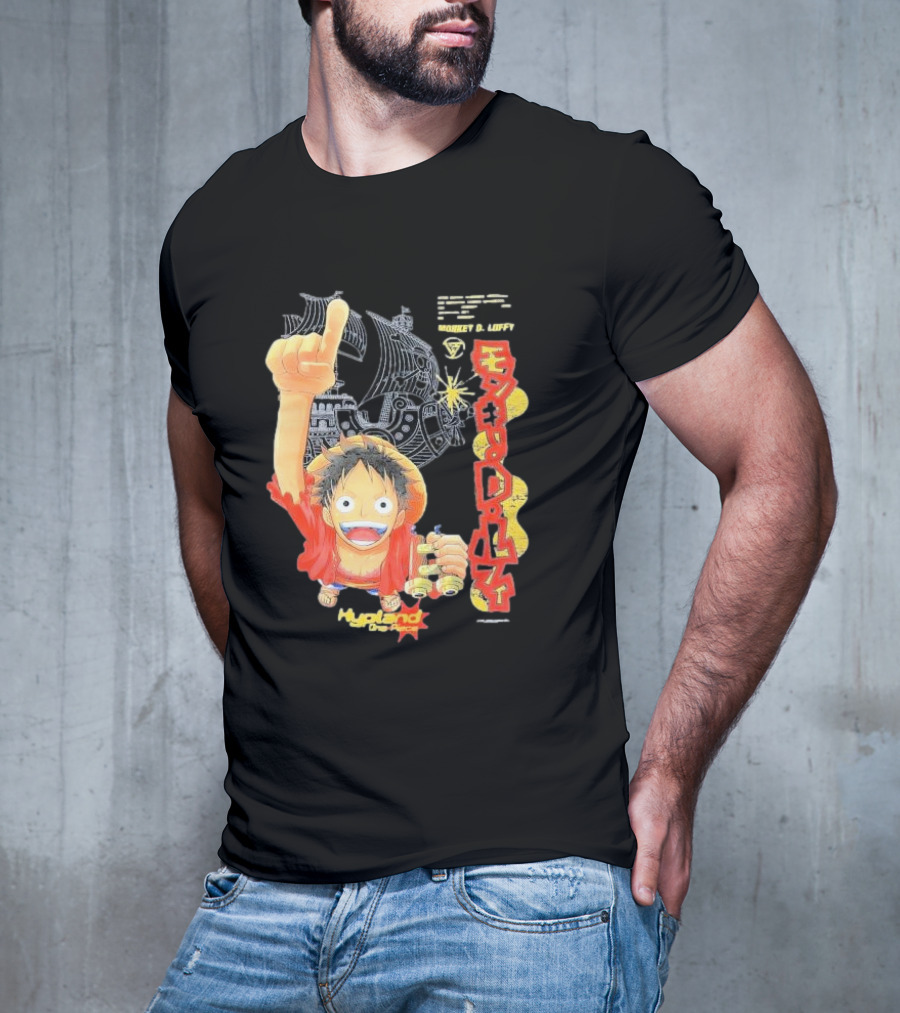 Monkey D. Luffy Adventures Defeating Famous Opponents Bounty Over 400000000 Hypland One Piece Ship T-Shirt