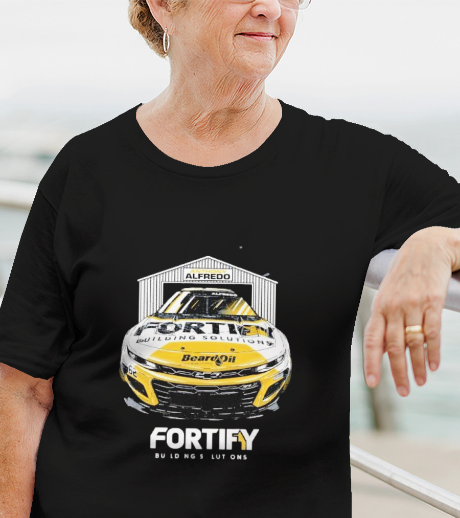 Anthony Alfredo Fortify Building Solutions Beard Oil Racing Car T-Shirt