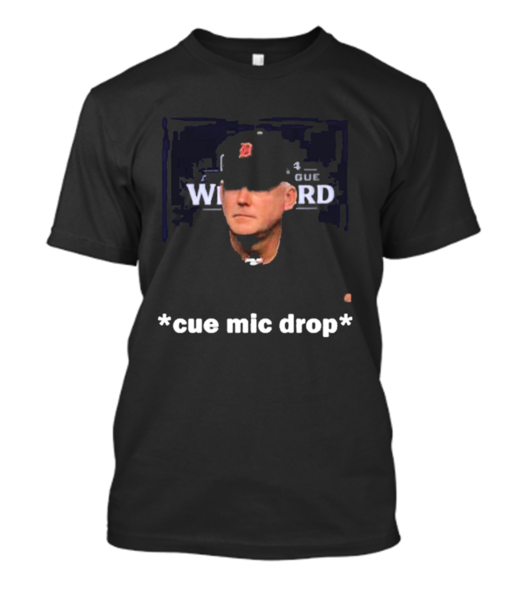 Detroit Tigers Legendary Moment Cue Mic Drop T-Shirt