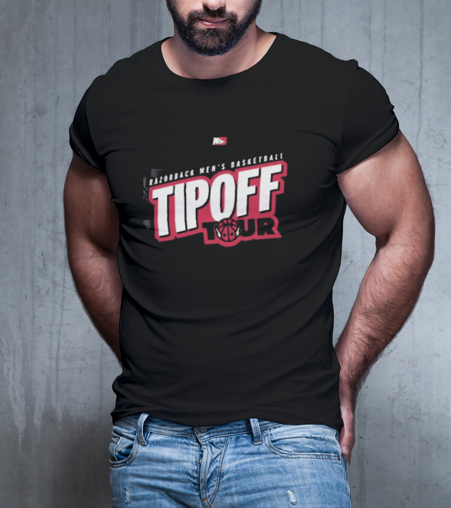 Razorback Men's Basketball Tipoff Tour T-Shirt