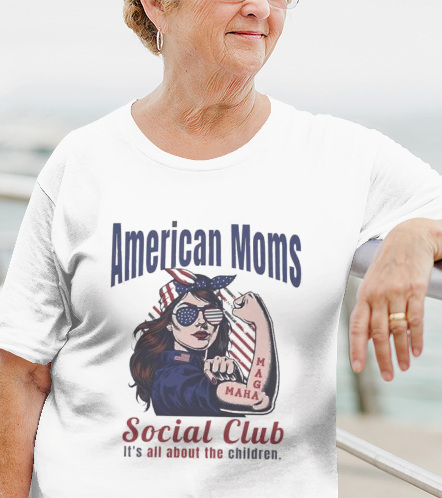 American Moms Social Club Maga It's All About The Children T-Shirt