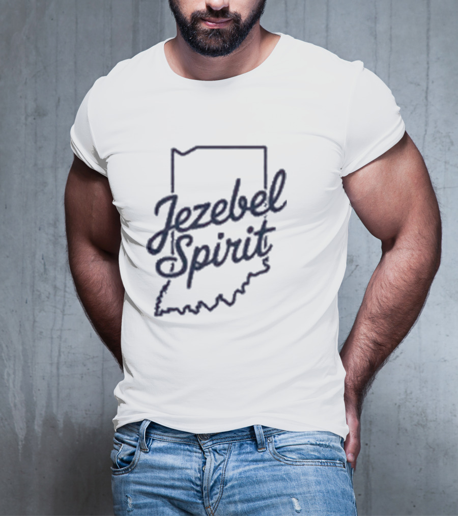 Corinne Straight Jezebel Spirit Indiana Outline T-Shirt