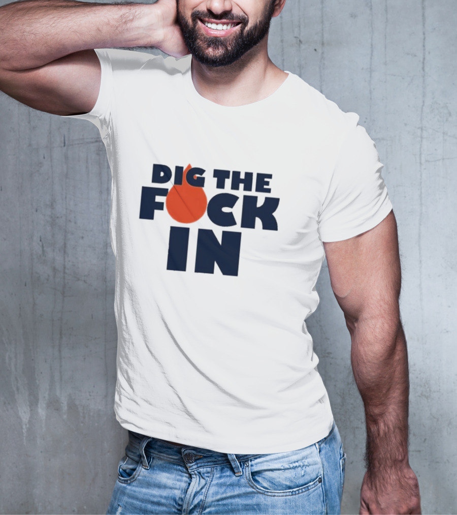 Edmonton Oilers Dig The Fck In T-Shirt
