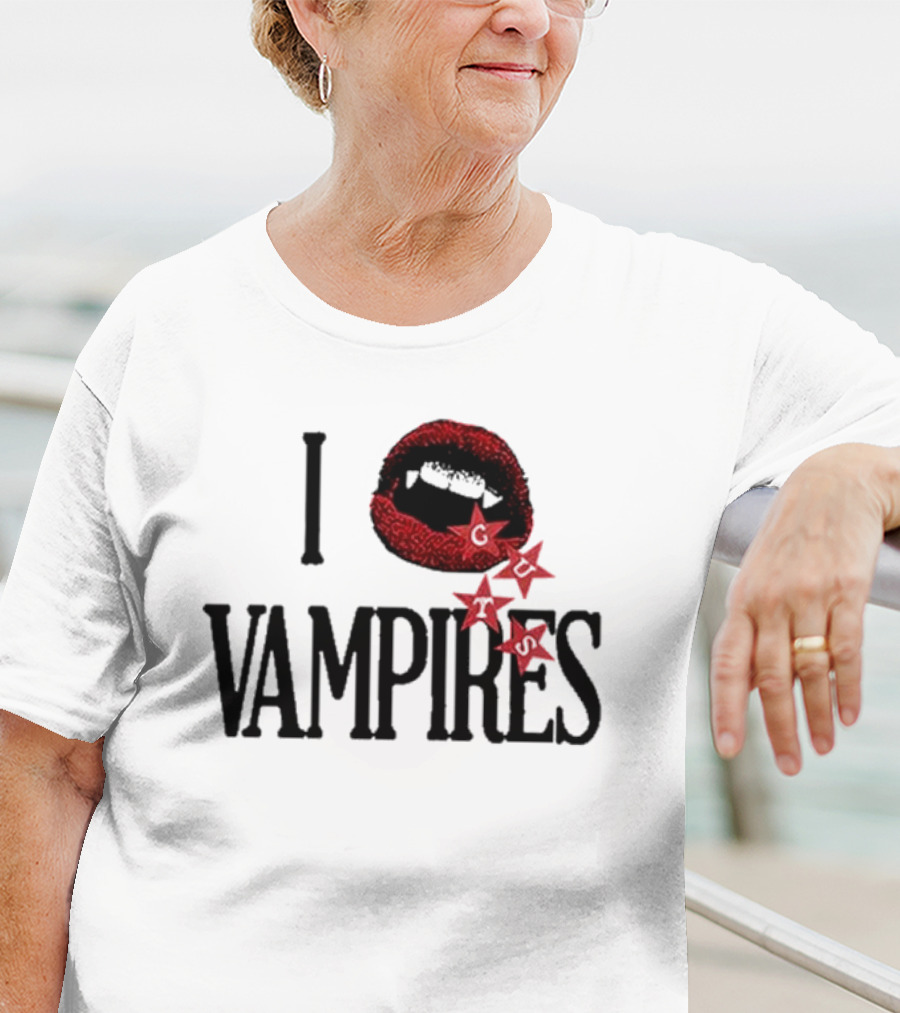 Oliviarodrigo I Love Vampires Guts Lover T-Shirt