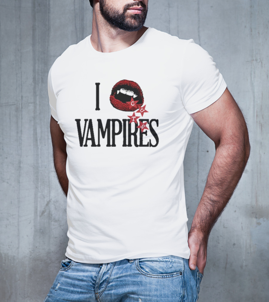 Oliviarodrigo I Love Vampires Guts Lover T-Shirt