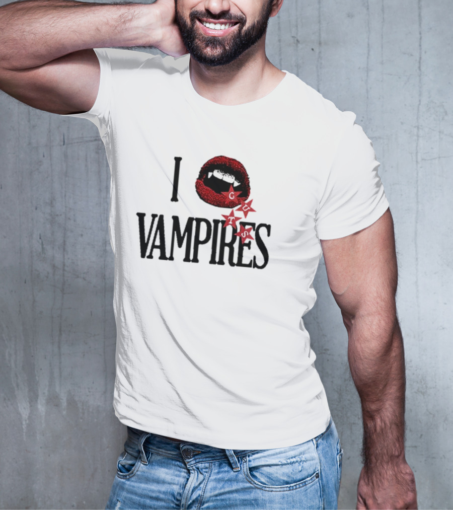 Oliviarodrigo I Love Vampires Guts Lover T-Shirt