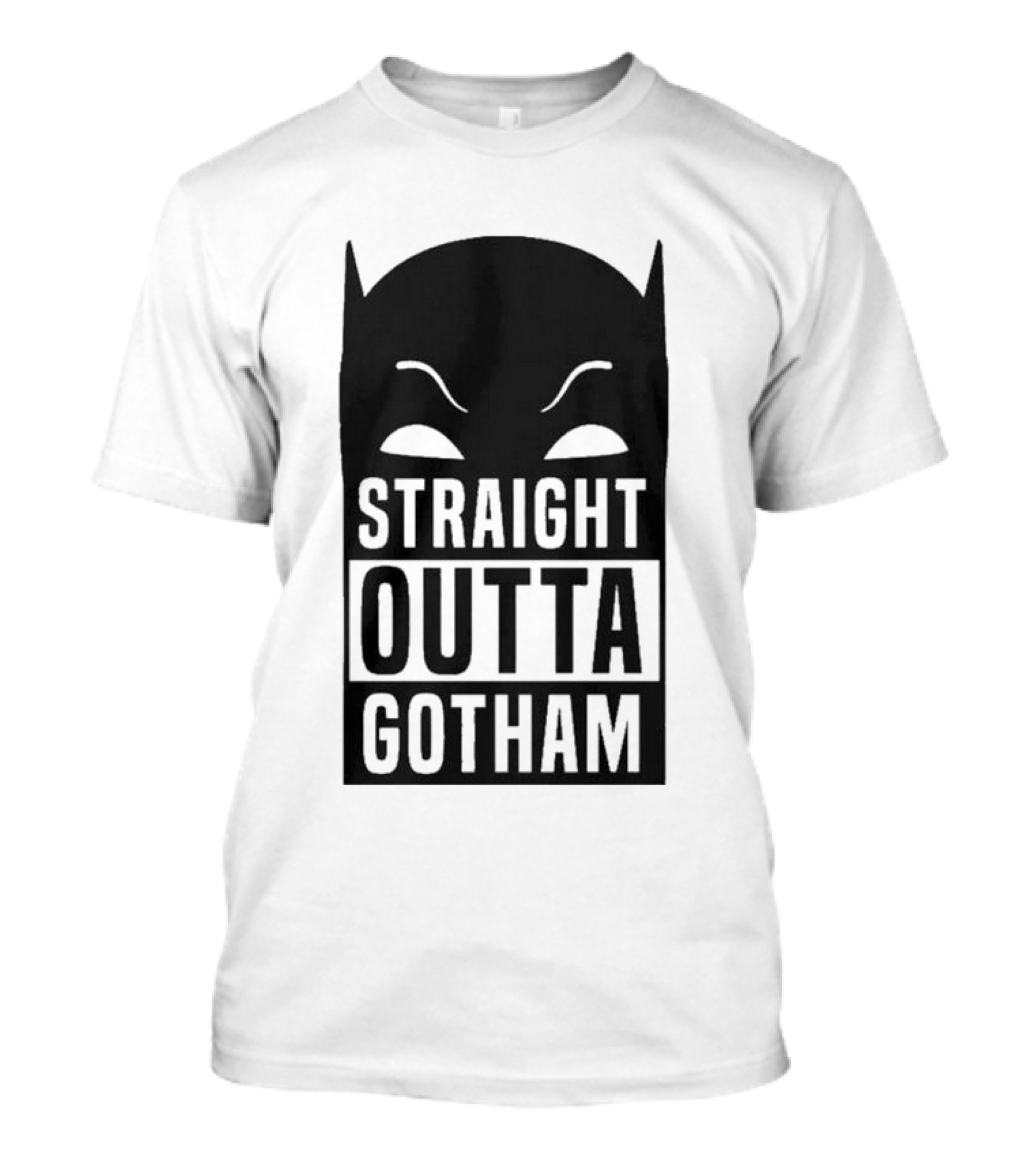Straight Outta Gotham Batman Silhouette Iconic T-Shirt