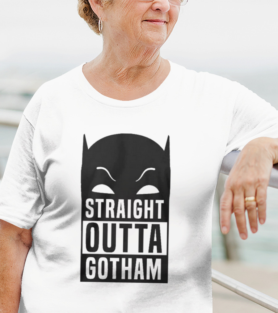 Straight Outta Gotham Batman Silhouette Iconic T-Shirt