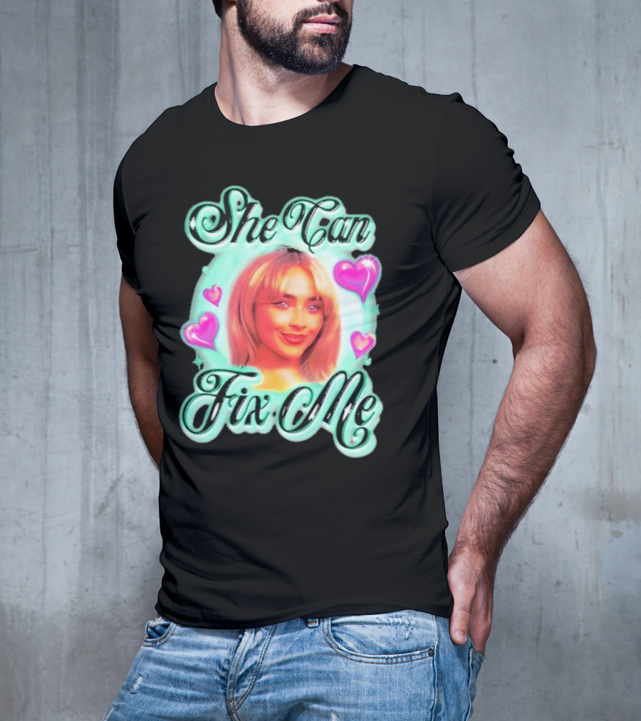 She Can Fix Me Hearts Carpenter T-Shirt
