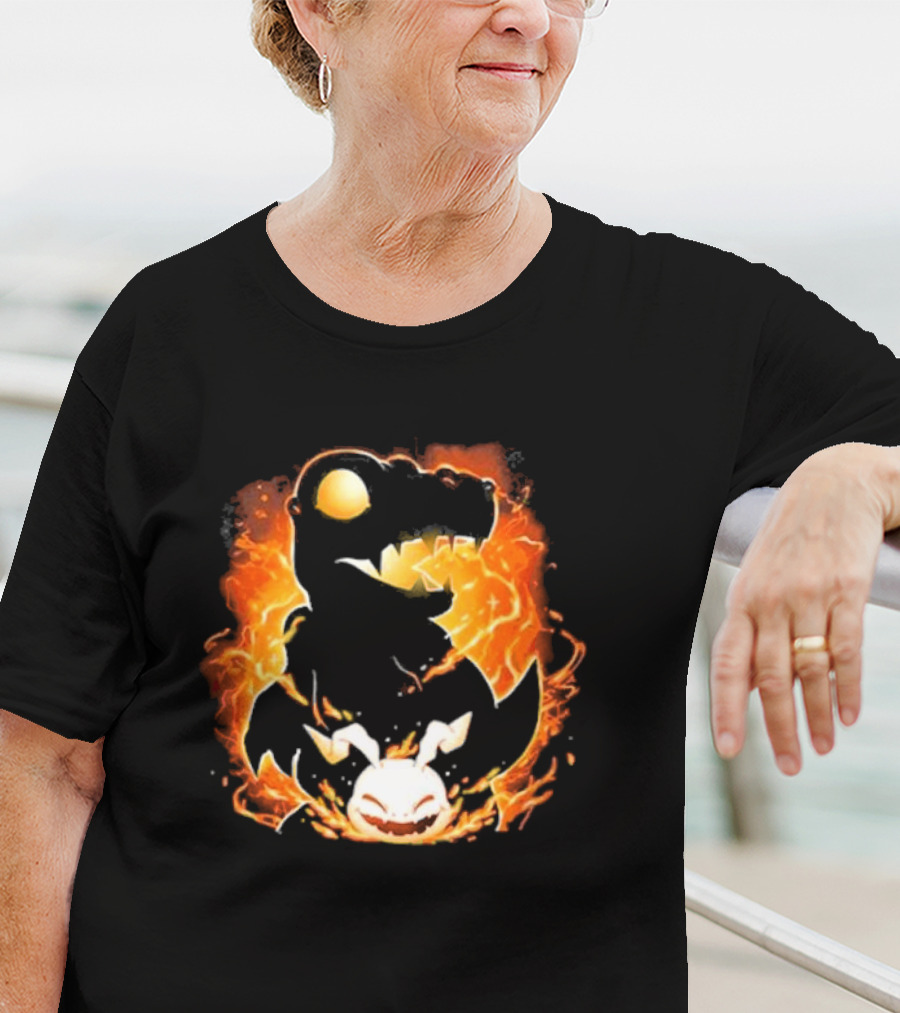 Courage Fire Vallina Fiery Creature T-Shirt