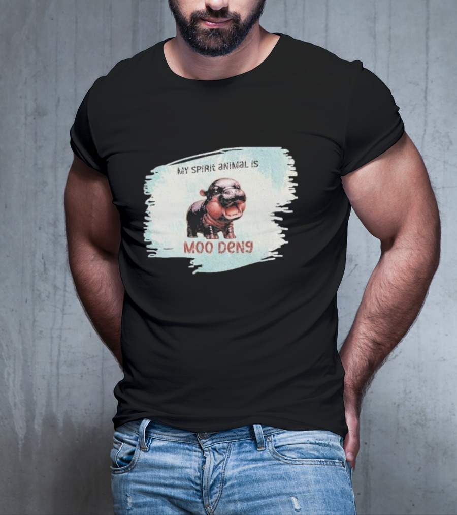 My Spirit Animal Is Moo Deng Hippopotamus T-Shirt