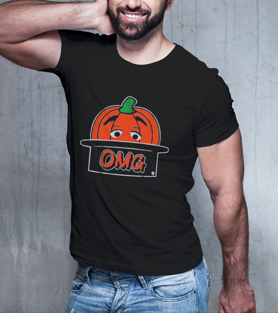 OMG Pumpkin Hat New York Playoff T-Shirt