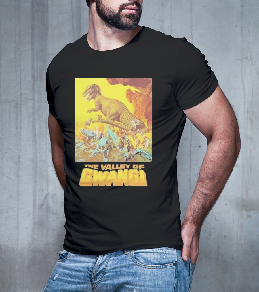 The Valley Of Gwangi Dinosaur Adventure Scene T-Shirt
