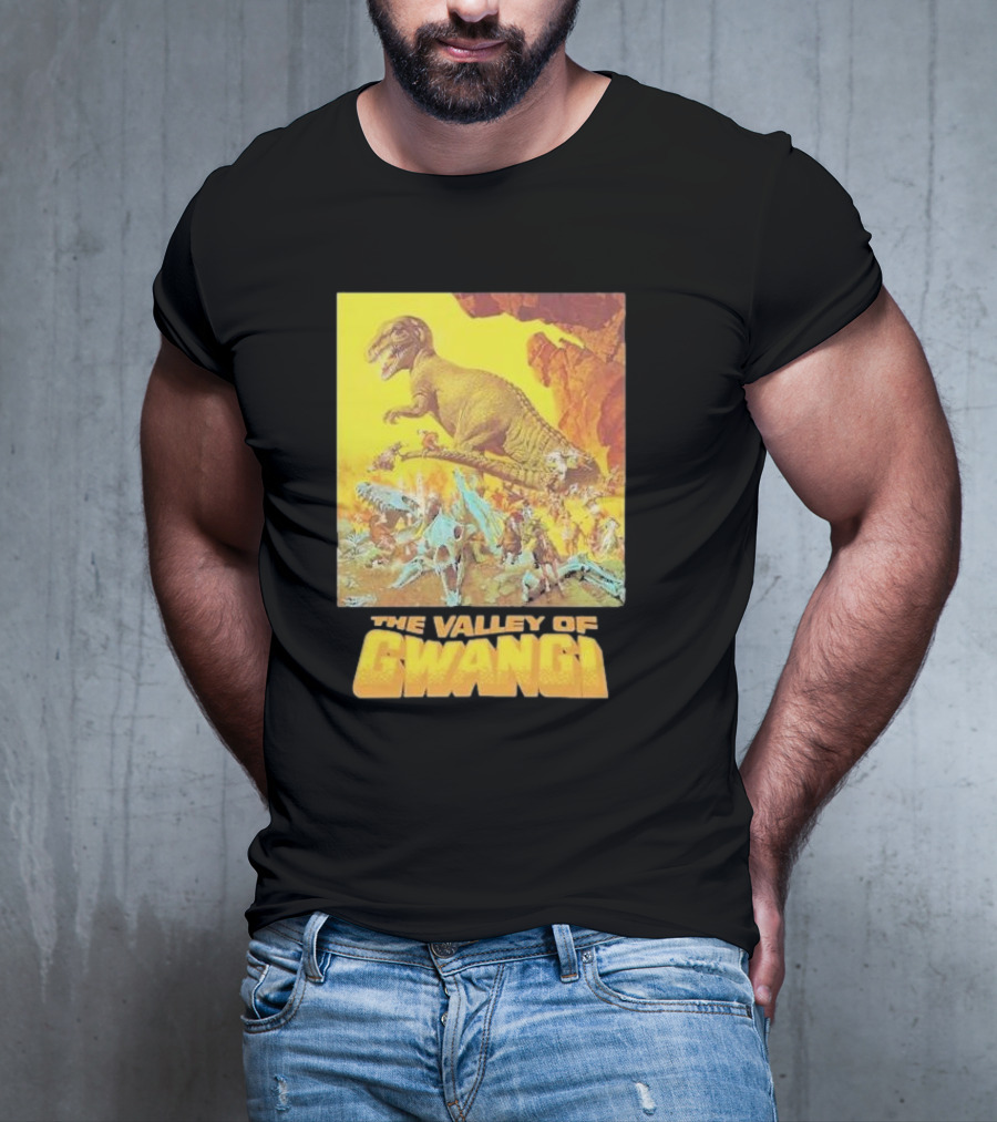 The Valley Of Gwangi Dinosaur Adventure Scene T-Shirt
