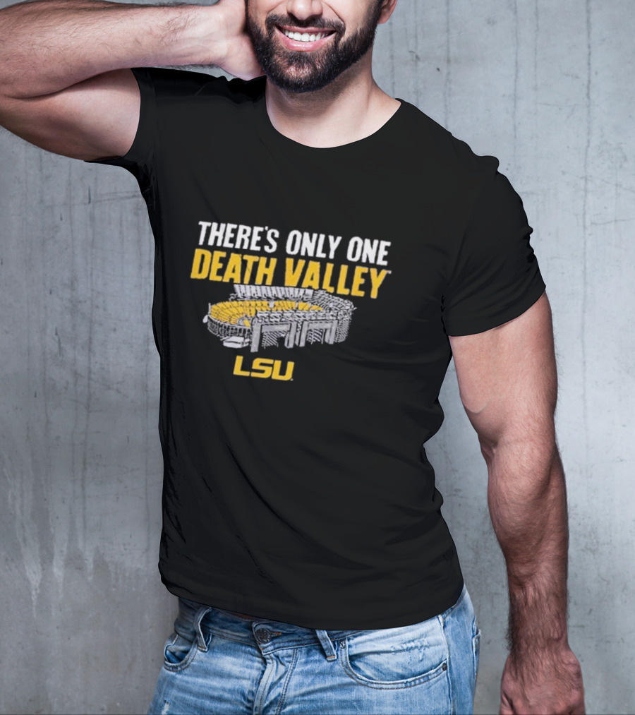 There’s Only One Death Valley LSU StadiumIllustration T-Shirt