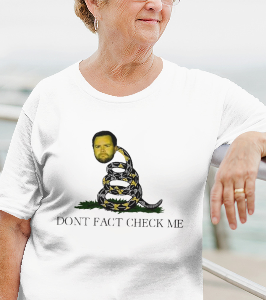 JD Vance Don’t Fact Check Me Gadsden Flag T-Shirt