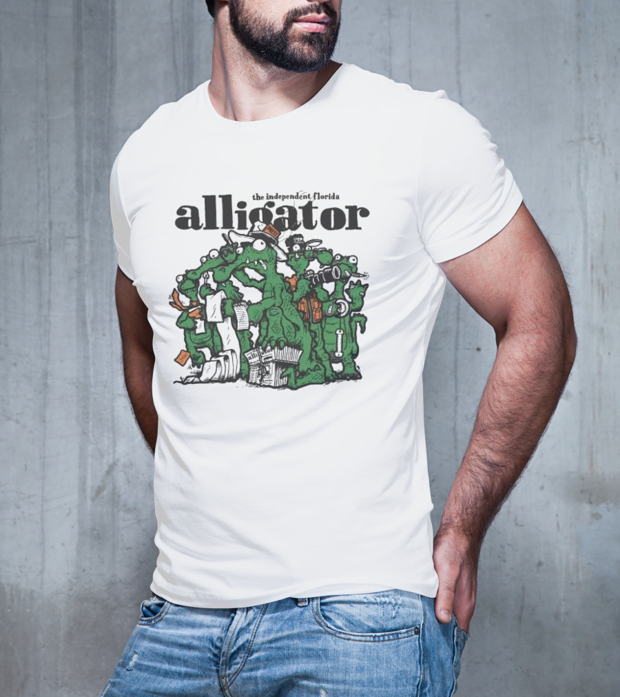 The Independent Florida Alligator Journalism Team Cartoon T-Shirt
