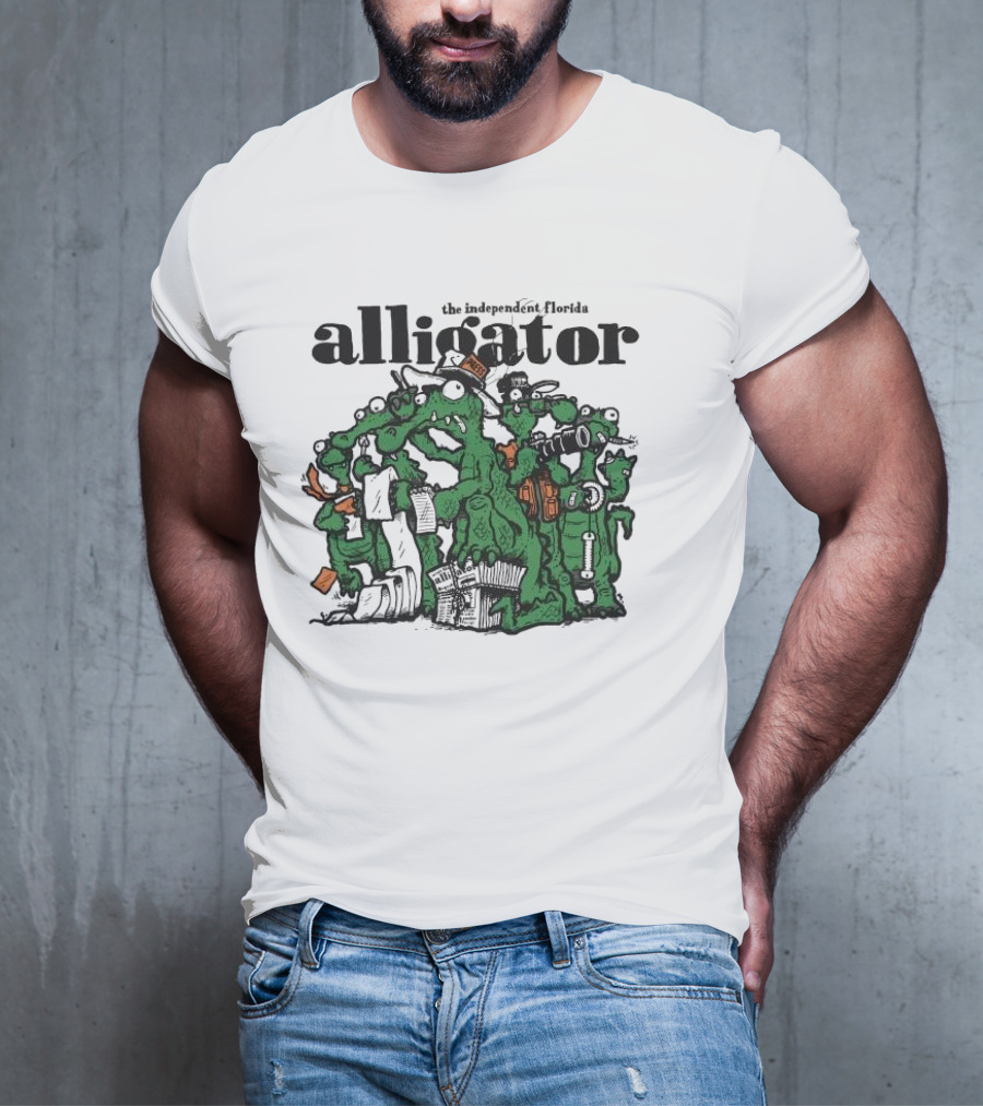 The Independent Florida Alligator Journalism Team Cartoon T-Shirt