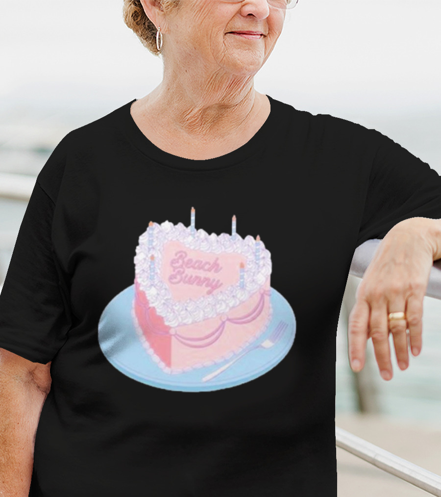 Beach Bunny Heart-Shaped Cake Clueless T-Shirt