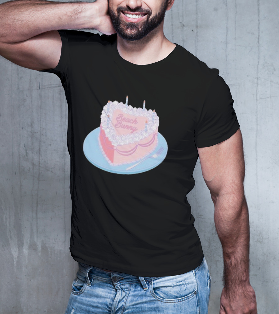 Beach Bunny Heart-Shaped Cake Clueless T-Shirt
