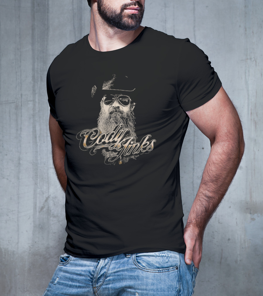 Cody Jinks Retro Beard And Sunglasses Style October T-Shirt