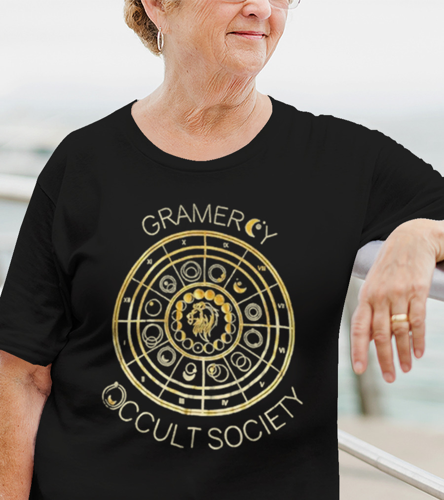 Gramercy Occult Society Zodiac Circle Dropout Dimension 20 T-Shirt