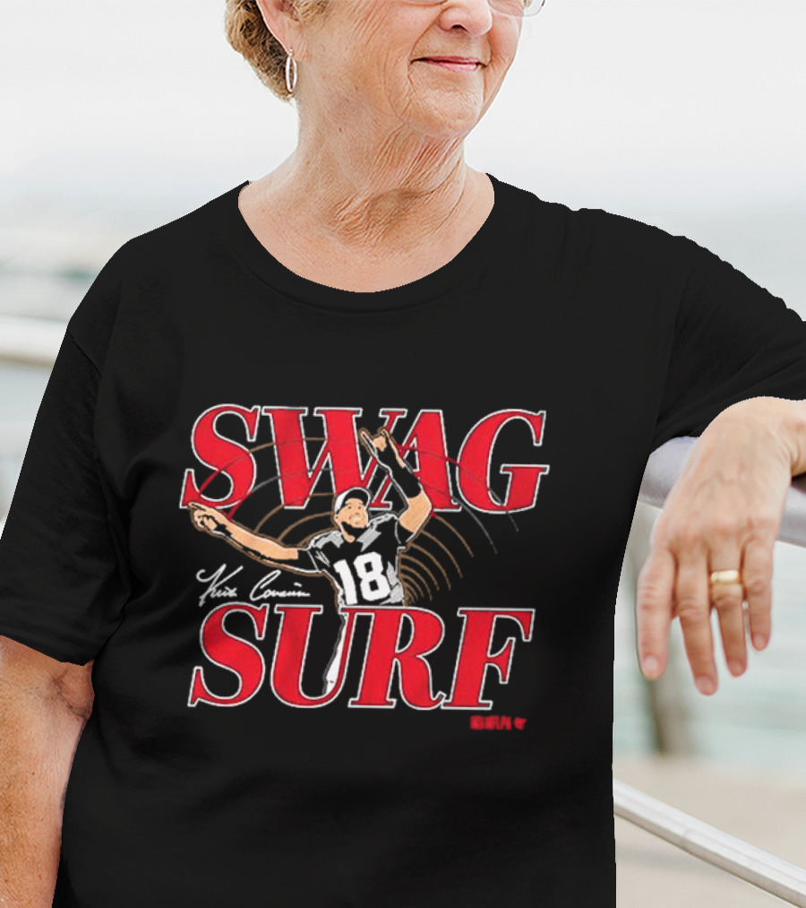 Kirk Cousins Swag Surf 18 Signature T-Shirt