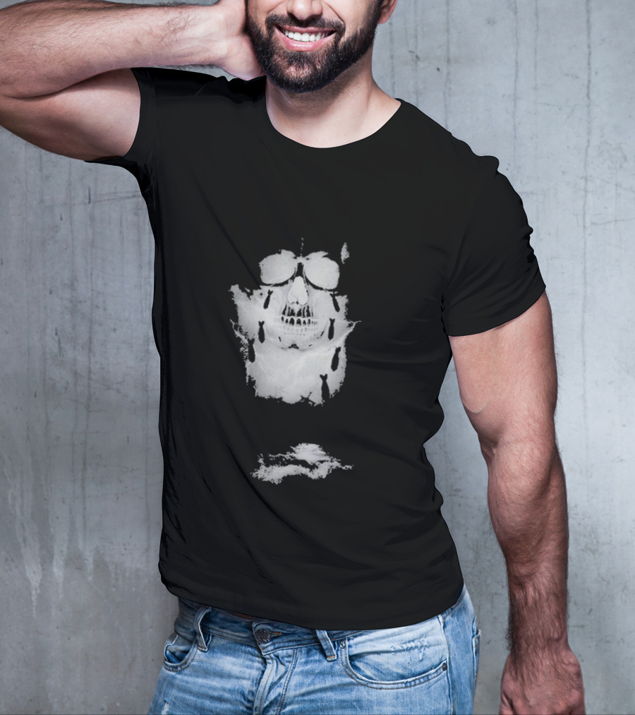 The Libertines Falling Bombs Skull T-Shirt